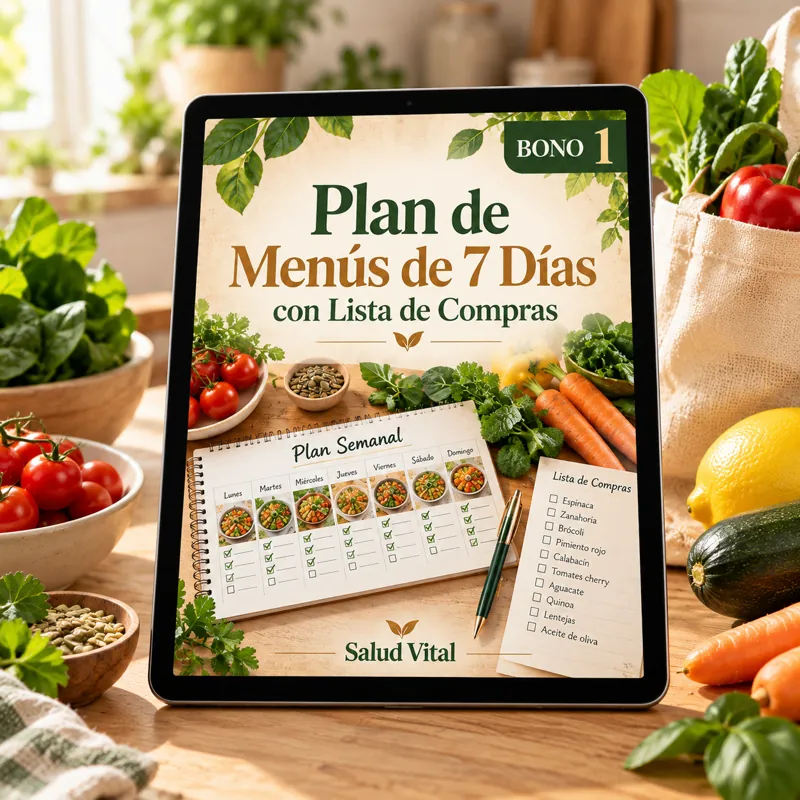 Plan de Menús Antiinflamatorios de 7 Días con Lista de Compras