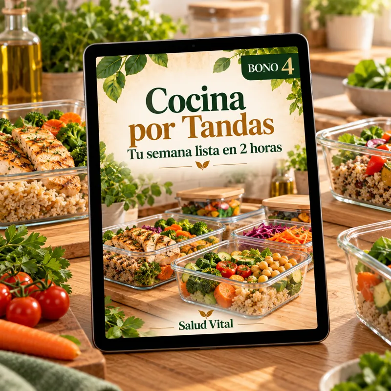 Kit de Cocina por Tandas: deja tu semana lista en 2 horas